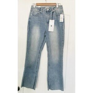Vanilla Star Women's High Rise Bootcut Jeans Size 10, Medium wash NWT